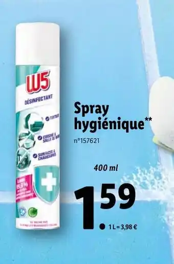 Spray hygiénique