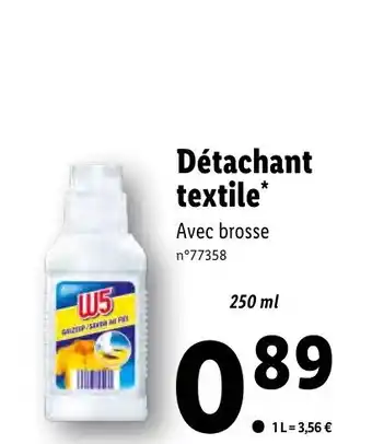 Lidl Détachant textile offre