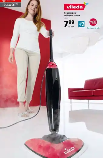 Lidl Housses pour nettoyeur vapeur offre