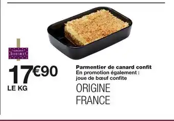 Monoprix Parmentier de canard offre