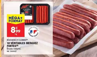 ALDI 18 VÉRITABLES MERGUEZ FORTES(B) offre