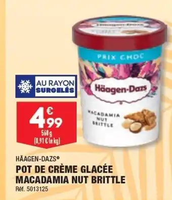 ALDI POT DE CRÈME GLACÉE MACADAMIA NUT BRITTLE offre