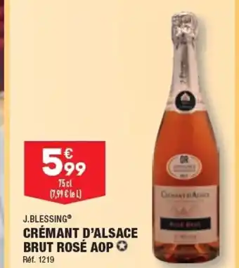 CRÉMANT D'ALSACE BRUT ROSÉ AOP ✪