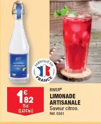 ALDI LIMONADE ARTISANALE Saveur citron. Réf. 0361 offre