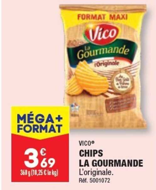 ALDI CHIPS LA GOURMANDE offre