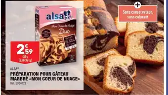PRÉPARATION POUR GÂTEAU MARBRÉ «MON COEUR DE NUAGE>>