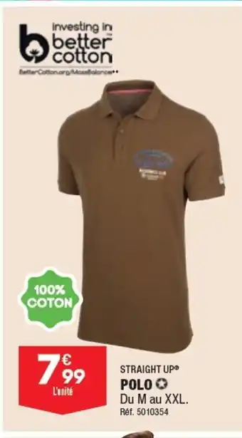 STRAIGHT UPâ POLO