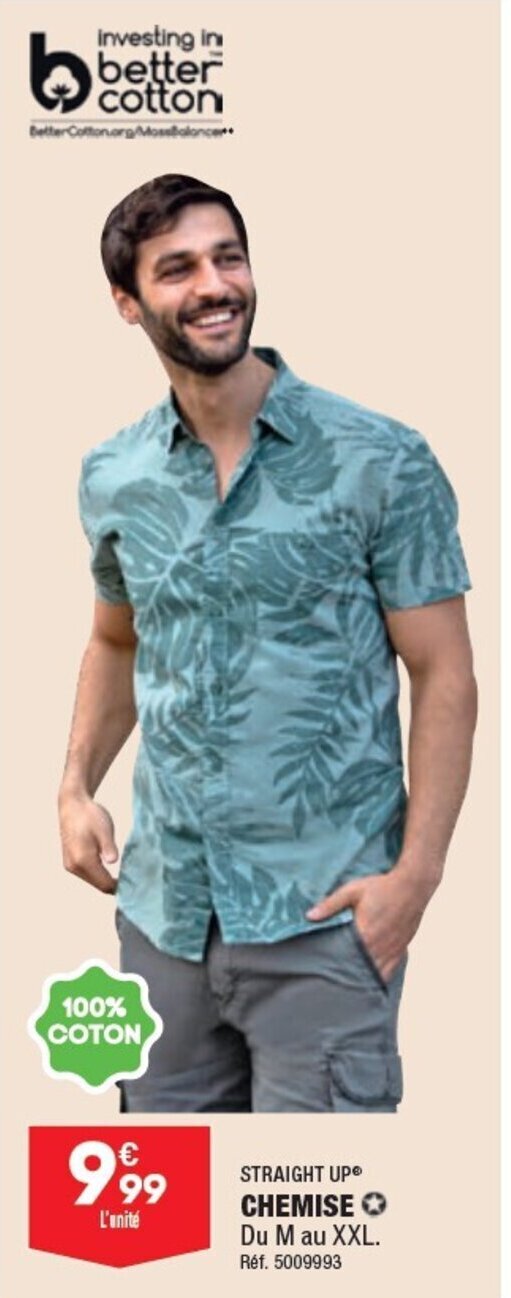ALDI STRAIGHT UPⓇ CHEMISE offre