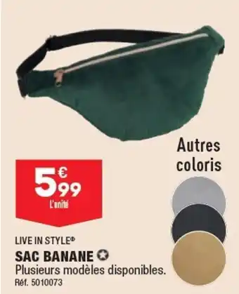 ALDI SAC BANANE Plusieurs modèles disponibles. offre