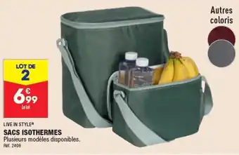 ALDI SACS ISOTHERMES Plusieurs modèles disponibles. offre