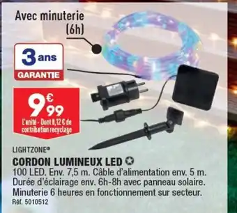 ALDI CORDON LUMINEUX LED ✪ offre