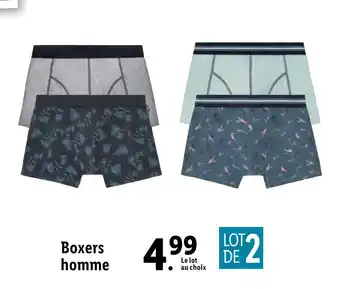 Lidl Boxers Homme offre