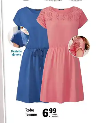 Lidl Robe Femme offre