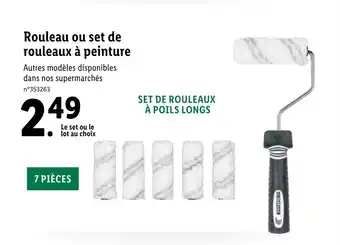 Lidl Rouleau ou Set De Rouleauc a Peinture offre