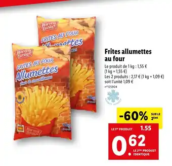 Lidl Frites Allumettes Au Four offre