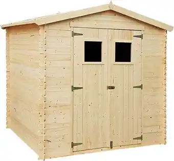 Amazon Timbela abri de jardin en bois - stockage extérieur i236xl226xh218 cm/ 4.33 m2 petit abri à outils, local à vélos - toit i... offre