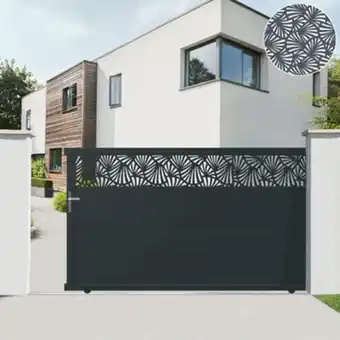 Mister Menuiserie Portail coulissant aluminium signature - biarritz offre