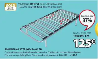 JYSK Sommier à Lattes Gold offre