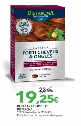 naturéO CAPILÉA X 60 CAPSULES DIETAROMA offre