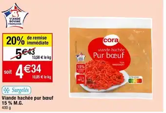 Migros Viande hachée de boeuf cora offre