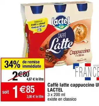 Migros Caffe latte lactel offre