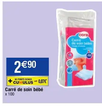 Migros Soins de bébé cora offre
