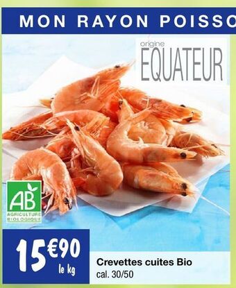 Crevettes cuites