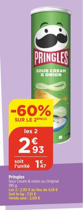 Bi1 Pringles offre