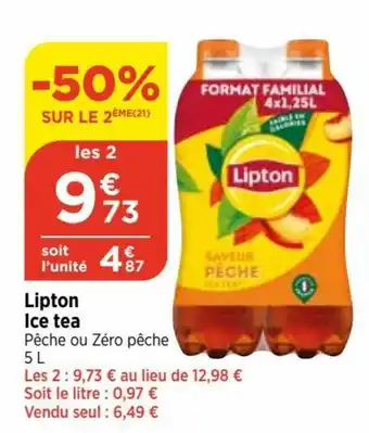 Bi1 Lipton Ice tea offre