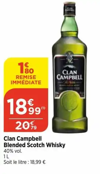 Bi1 Clan Campbell Blended Scotch Whisky offre