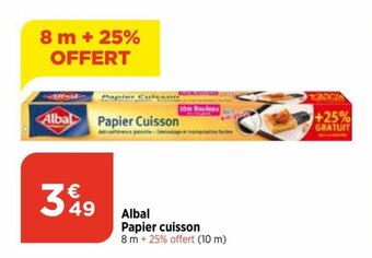 Bi1 Albal Papier cuisson offre