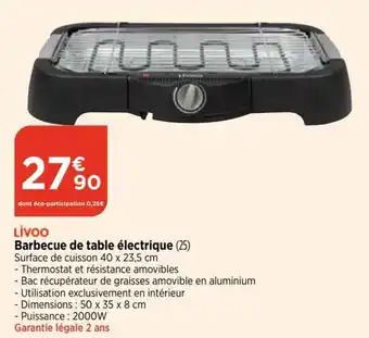 Bi1 Barbecue de table électrique (25) offre