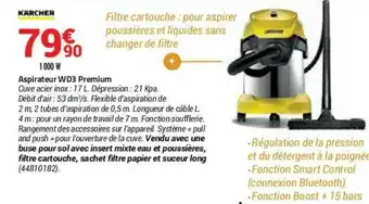 Bricorama Aspirateur Wd3 Premium Kärcher offre