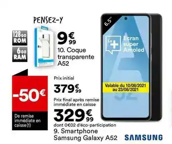 BUT Samsung Smartphone Galaxy A52 offre