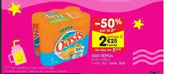 Leader Price Oasis Tropical offre