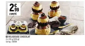 Spar Religieuse Chocolat offre