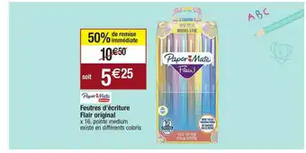 Migros Feutres D'écriture Flair Original Paper Mate offre