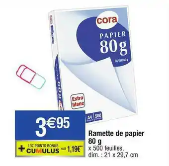 Ramette De Papier 80 G
