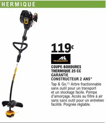 COUPE-BORDURES THERMIQUE 25 CC GARANTIE CONSTRUCTEUR 2 ANS*