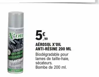 AÉROSOL X'OIL ANTI-RÉSINE 200 ML