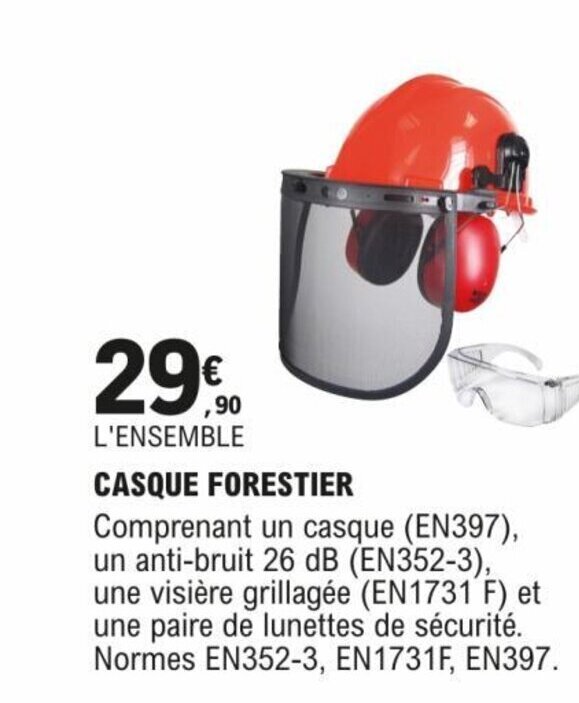 E.Leclerc Brico CASQUE FORESTIER offre