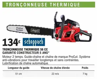 TRONĂONNEUSE THERMIQUE 56 CC GARANTIE CONSTRUCTEUR 5 ANS*