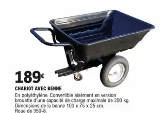 CHARIOT AVEC BENNE