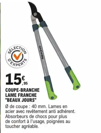E.Leclerc Brico COUPE-BRANCHE LAME FRANCHE "BEAUX JOURS" offre