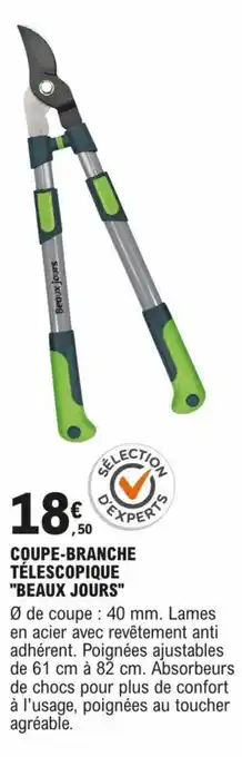 E.Leclerc Brico COUPE-BRANCHE TÉLESCOPIQUE "BEAUX JOURS" offre