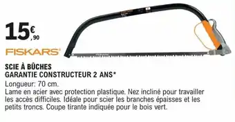 SCIE Ă BĂCHES GARANTIE CONSTRUCTEUR 2 ANS*