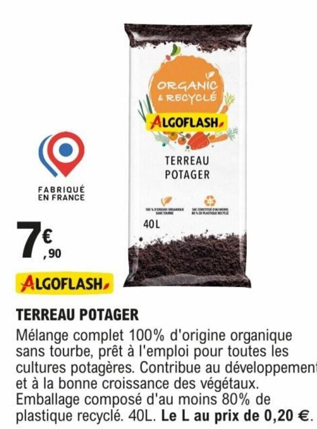 E.Leclerc Brico TERREAU POTAGER offre