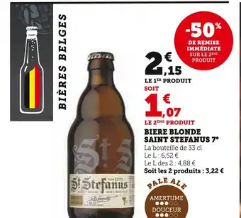 U Express Saint stefanus biere blonde 7° offre