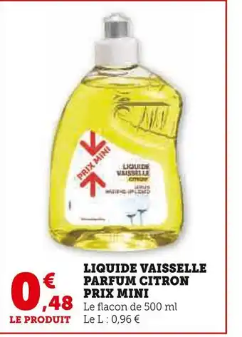 U Express Liquide vaisselle parfum citron prix mini offre