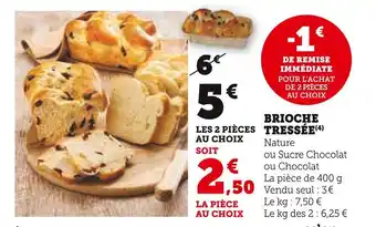 U Express Brioche tressée offre